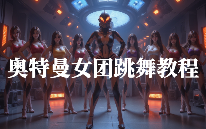 AI奥特曼女团舞教程-必智轻创