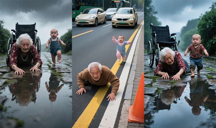 零门槛爆款!5分钟AI制作“婴儿救助奶奶”暖心视频,小白秒变百万播放大神!-必智轻创