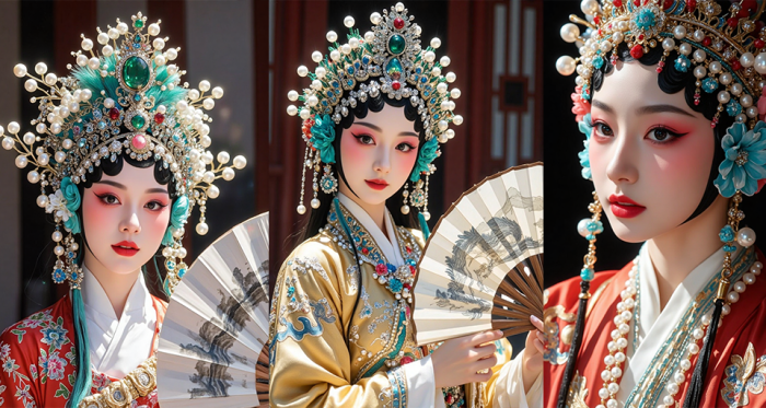 零基础10分钟用AI制作国潮花旦视频教程：星流AI+可灵AI+剪映全流程拆解-必智轻创