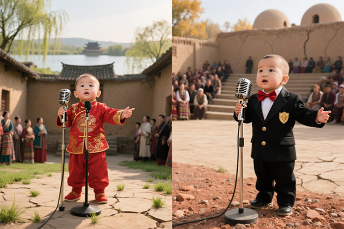 AI萌宝唱歌对口型教程,爆火赛道容易出爆款-必智轻创