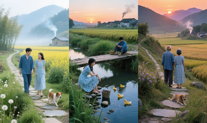 超简单！零基础用豆包AI+即梦AI制作治愈系乡村短片 | 手机就能搞定-必智轻创
