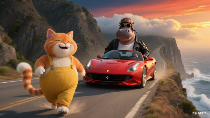 AI橘猫8月最新教程,豆包+即梦快速制作橘猫视频-必智轻创