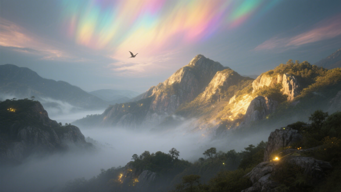 腾讯元宝、豆包AI、即梦AI和剪映制作东胜神洲风景+妖怪主题AI视频的定制化教程-必智轻创