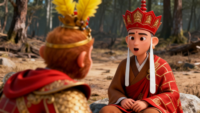 「AI制作西游记等搞笑对话」保姆级教程学会各种搞笑对话都能做-必智轻创