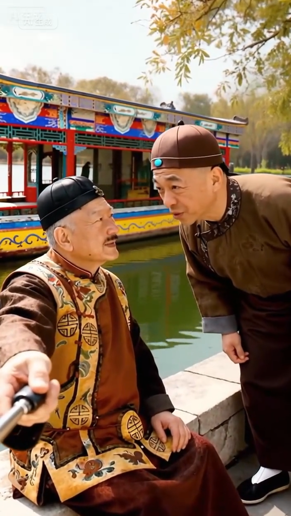 图片[2]-爆款秘籍：用AI让历史人物拿起自拍杆，打造户外Vlog视频！-必智轻创